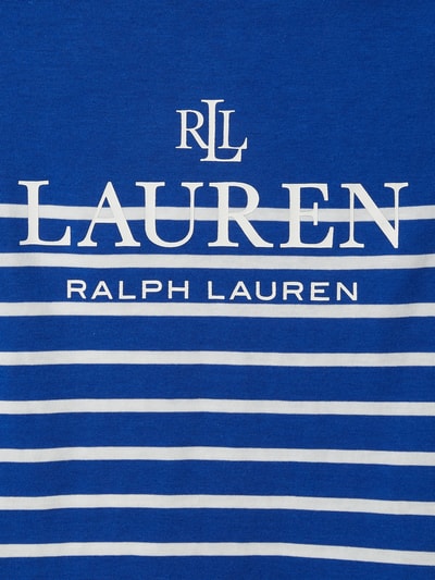 Lauren Ralph Lauren T-Shirt aus Baumwoll-Modal-Mix Modell 'Hailly' Blau 4