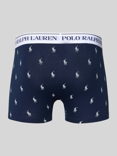 Polo Ralph Lauren Underwear Bokserki w kroju skinny fit z mieszanki bawełny, 3‑pak Ciemnoniebieski 3
