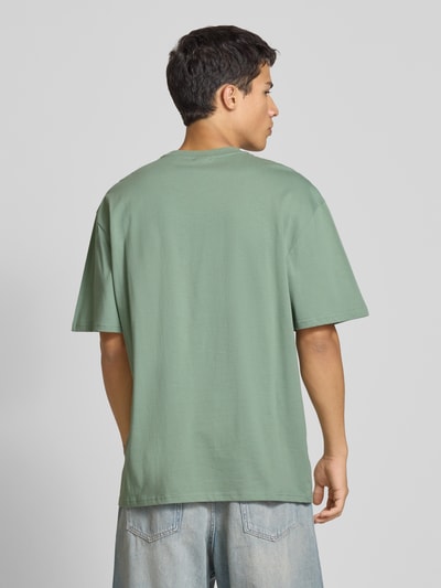 KARL KANI T-shirt met labelstitching Groen - 5