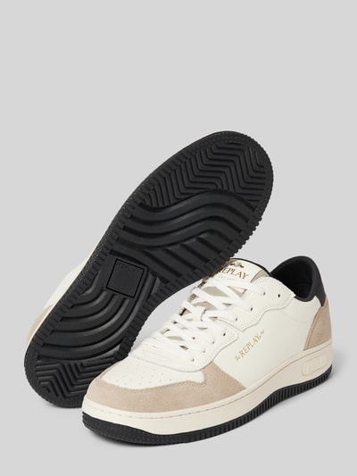 Replay Sneaker aus Leder mit Label-Details Modell 'EPIC' Weiss 4