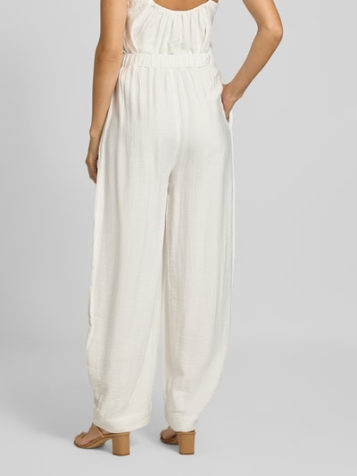 Gestuz Spodnie materiałowe z elastycznym pasem model ‘camila’ Beżowy 5