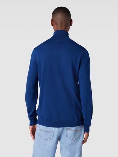 JOOP! Collection Rollkragenpullover aus Schurwolle Modell 'Donte' Blau 5