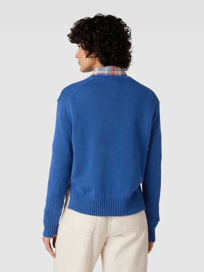 Polo Ralph Lauren Sweter z dzianiny z okrągłym dekoltem Królewski niebieski 5
