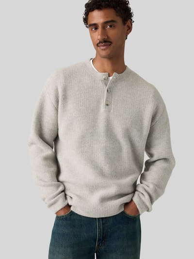 Levi's® Relaxed Fit Pullover mit Woll-Anteil Hellgrau 1