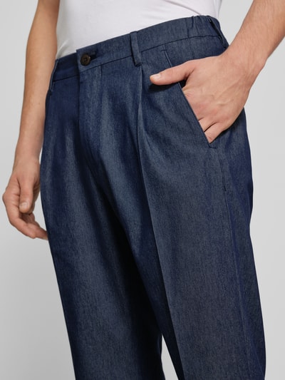 JOOP! Jeans Loose Fit Bundfaltenhose mit Gesäßtaschen Modell 'Lead' Blau 3