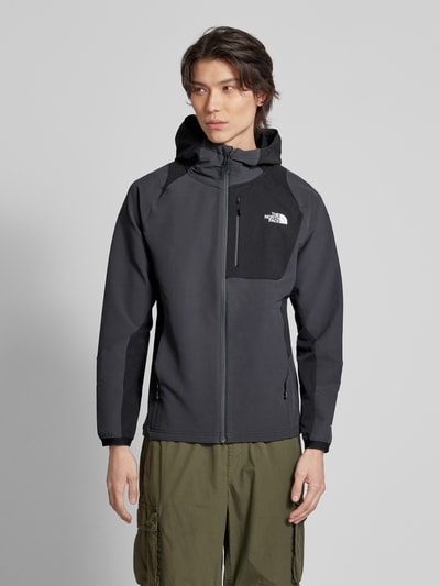 The North Face Softshell-jack met labelprint Zwart - 4