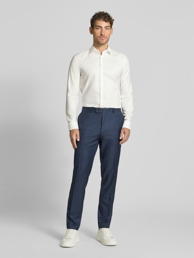 OLYMP No. Six Super Slim Fit Business-Hemd mit Kentkragen Ecru 1