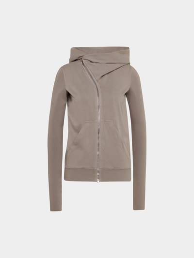 Rick Owens DRKSHDW Kapuzenjacke aus Baumwolle Mittelgrau 2