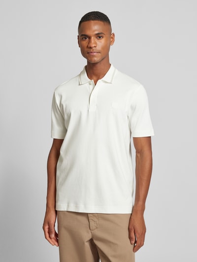 Marc O'Polo Regular Fit Poloshirt aus reiner Baumwolle Offwhite 4