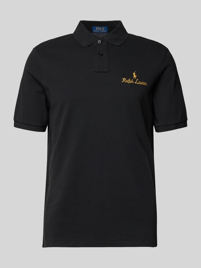 Polo Ralph Lauren Classic Fit Poloshirt mit Label-Stitching Black 2