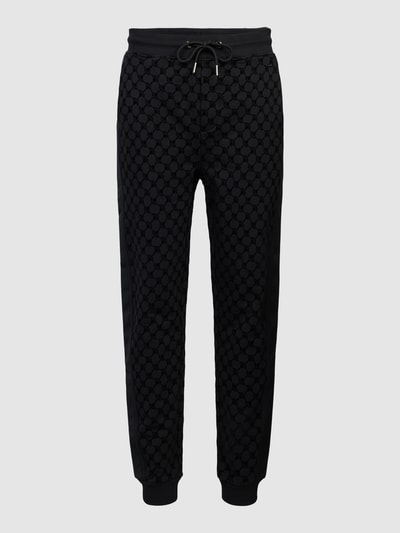 JOOP! Collection Sweatpants mit Allover-Label-Print Black 2