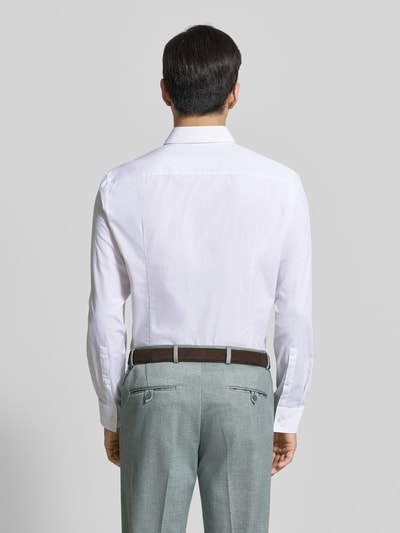 HUGO Slim Fit Businesshemd aus reiner Baumwolle Modell 'KOEY' Weiss 5