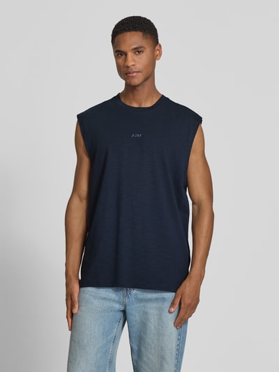 BOSS Orange Relaxed Fit T-Shirt aus Baumwoll-Mix Modell 'TE_SURF' Marine 4