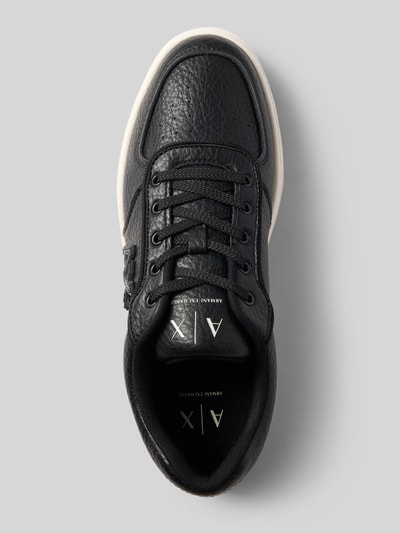 Armani Exchange Sneaker in Leder-Optik Modell 'Maxi' Black 3