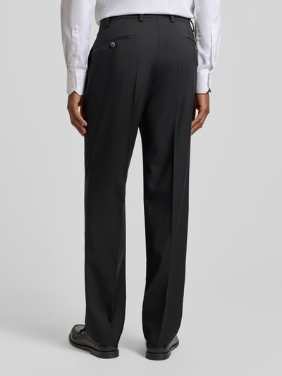 Hiltl Anzughose aus Schurwolle Modell 'Piacenza I' Metallic Black 5