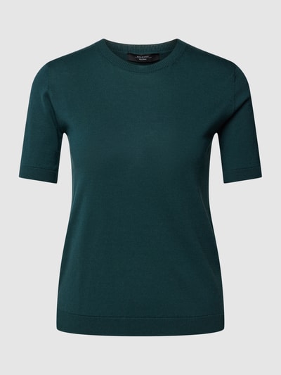 Weekend Max Mara T-Shirt in Strick-Optik Dunkelgruen 2