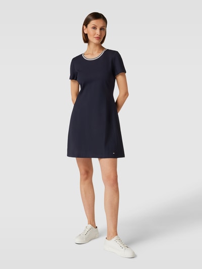 Tommy Hilfiger Minikleid mit rückseitigem Reißverschluss Modell 'PUNTO' Marine 1