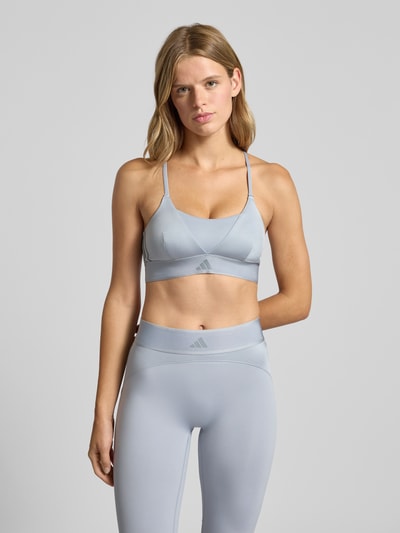 adidas Sportswear Bralette met elastische band met logo Zilver - 4