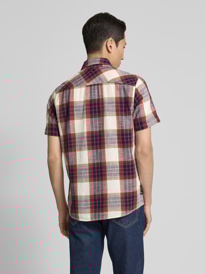 PME Legend Regular Fit Freizeithemd mit Brusttaschen Koralle 5