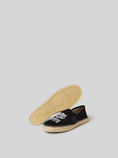 Kenzo Espadrilles mit Label-Stitching Black 5