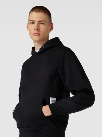 Replay Hoodie met labelpatch Zwart - 3