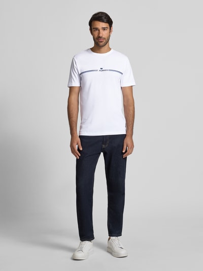 Christian Berg Men T-shirt met ronde hals Wit - 1