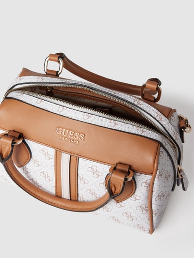 Guess Bowling Bag mit Allover-Logo Weiss 4