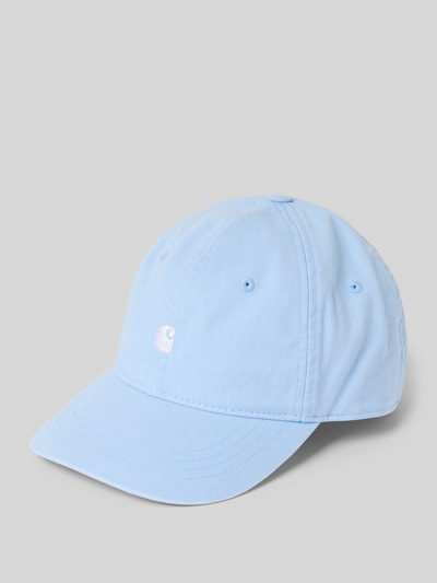 Carhartt Work In Progress Baseballpet met labelstitching, model 'MADISON' Lichtblauw - 1