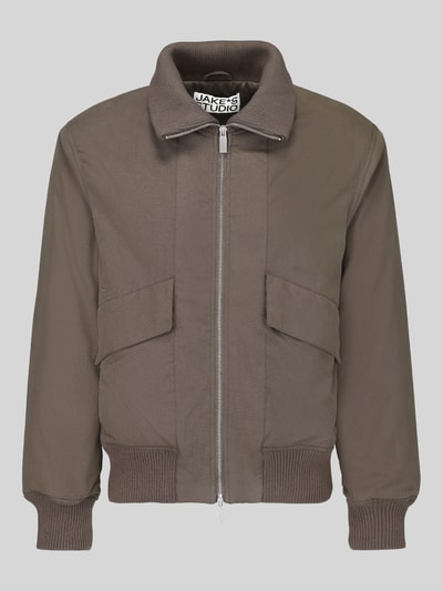 Jake*s Studio Men Bomberjacke mit Pattentaschen Modell 'MARCIN' mit Pattentaschen Mittelbraun 2