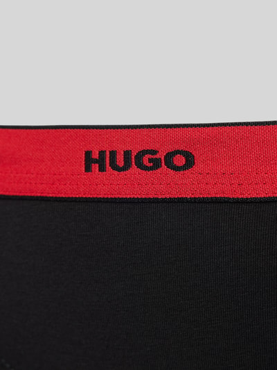 HUGO String mit Logo-Bund im 3er-Pack Black 2