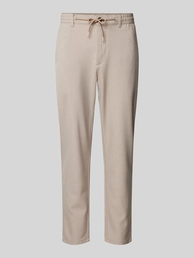 MCNEAL Tapered fit broek met tunnelkoord Beige - 2