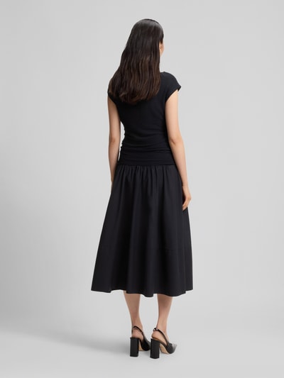 BOSS A-Linien Freizeitkleid aus Viskose-Mix  Marine 5