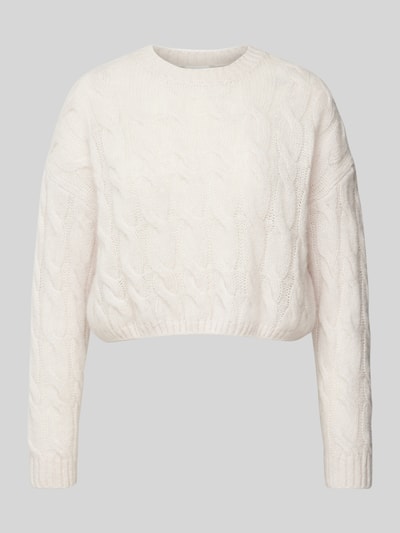 Marella Gebreide pullover met ronde hals, model 'CLARINO' Offwhite - 2