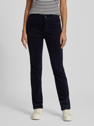 Christian Berg Woman Slim Fit Cordhose im 5-Pocket-Design Dunkelblau 4