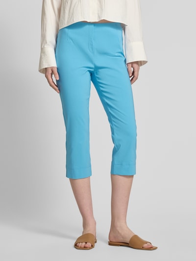 STEHMANN Capribroek van viscosemix met haakjessluiting, model 'INA' Lichtblauw - 4