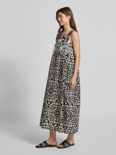 Weekend Max Mara Lejąca sukienka casualowa z czystej bawełny model 'MOLI' Czarny 1