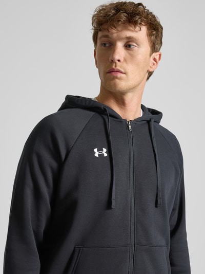 Under Armour Sweatjack met kangoeroezak Zwart - 3