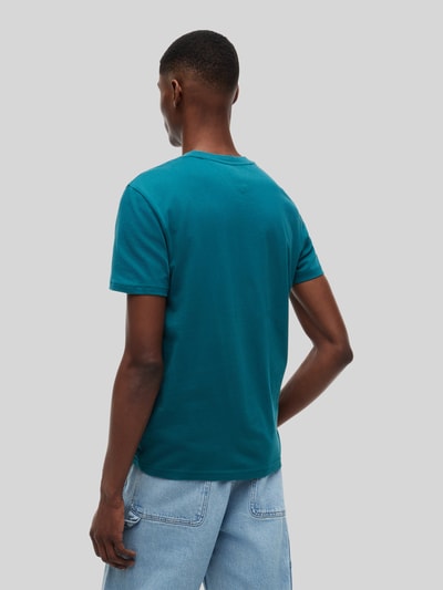 Tommy Jeans T-shirty o kroju slim fit z czystej bawełny w zestawie 2 szt. Petrol 5