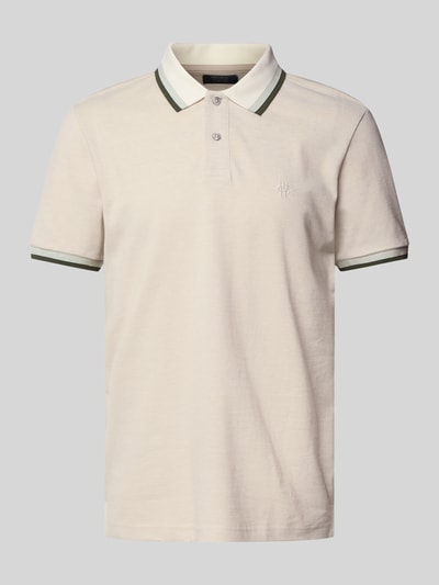 MCNEAL Poloshirt mit Label-Stitching Beige 2