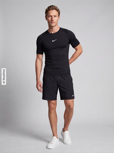 Nike Training Regular Fit Sportshorts mit Logo-Print Black 1