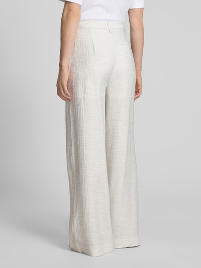 Copenhagen Muse Spodnie materiałowe z zapięciem na haftkę i zamek błyskawiczny Złamany biały 5