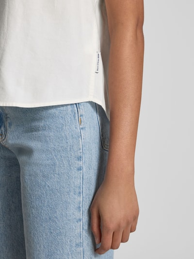 Marc O'Polo Denim Regular fit overhemdblouse met opstaande kraag Wit - 3