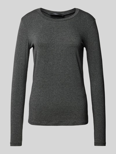 Weekend Max Mara Longsleeve mit Rundhalsausschnitt Modell 'MULTIE' Anthrazit 1