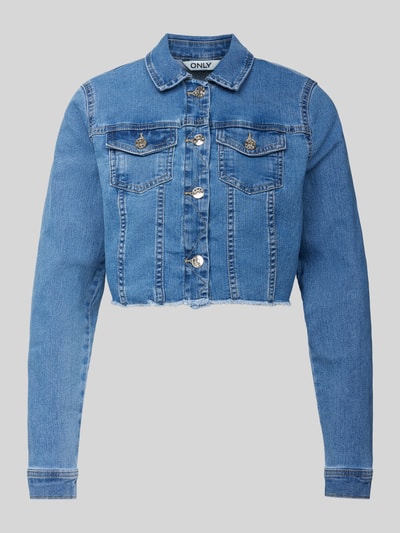 Only Regular Fit Jeansjacke aus Baumwoll-Mix Modell 'WONDER' Blau 1