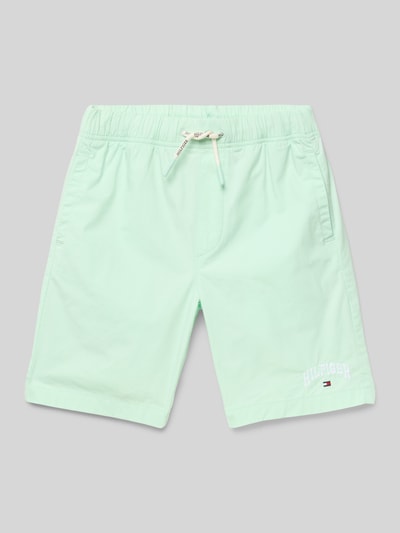 Tommy Hilfiger Teens Shorts mit Label-Stitching Mint 1
