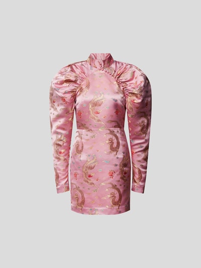 ROTATE BIRGER CHRISTENSEN Minikleid mit Allover-Muster Rosa 2