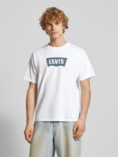 Levi's® T-Shirt mit Label-Print Weiss 4