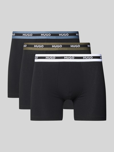 HUGO Trunks aus Baumwoll-Mix im 3er-Pack Black 1