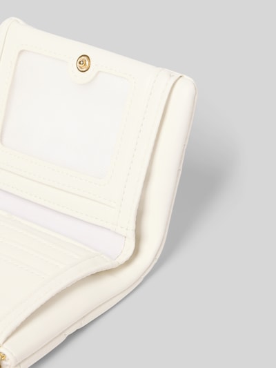 VALENTINO BAGS Portfel z pikowaniem model ‘OCARINA’ Biały 3