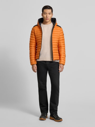 SAVE THE DUCK Steppjacke mit Zweiwege-Reißverschluss Modell 'JELEP' Orange 1